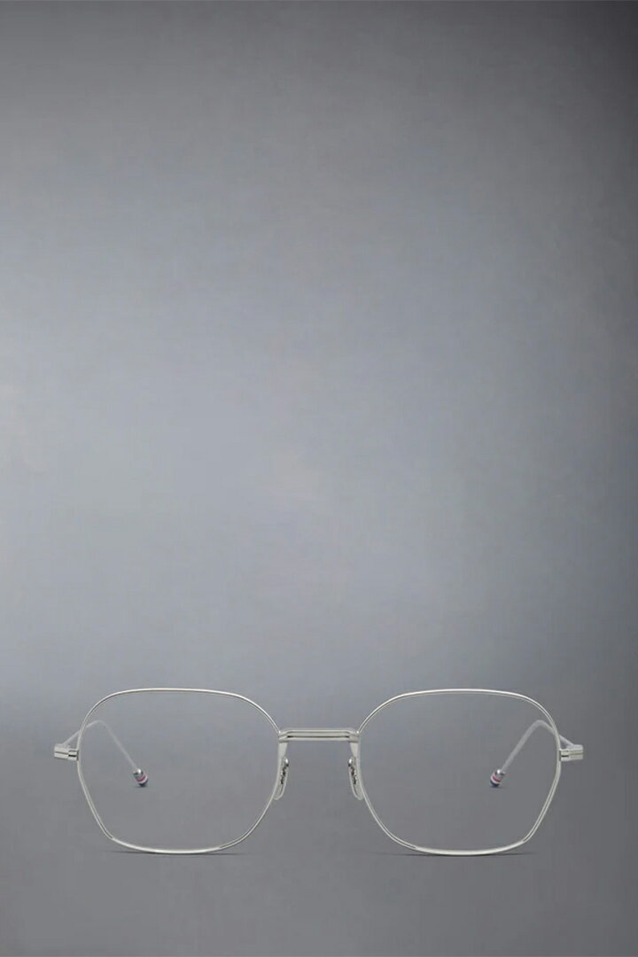 Rakuten - THOM BROWNE トムブラウン THOM BROWNE RECTANGULAR EYEGLASSES IN TITANIUM{E-}{-BFS}