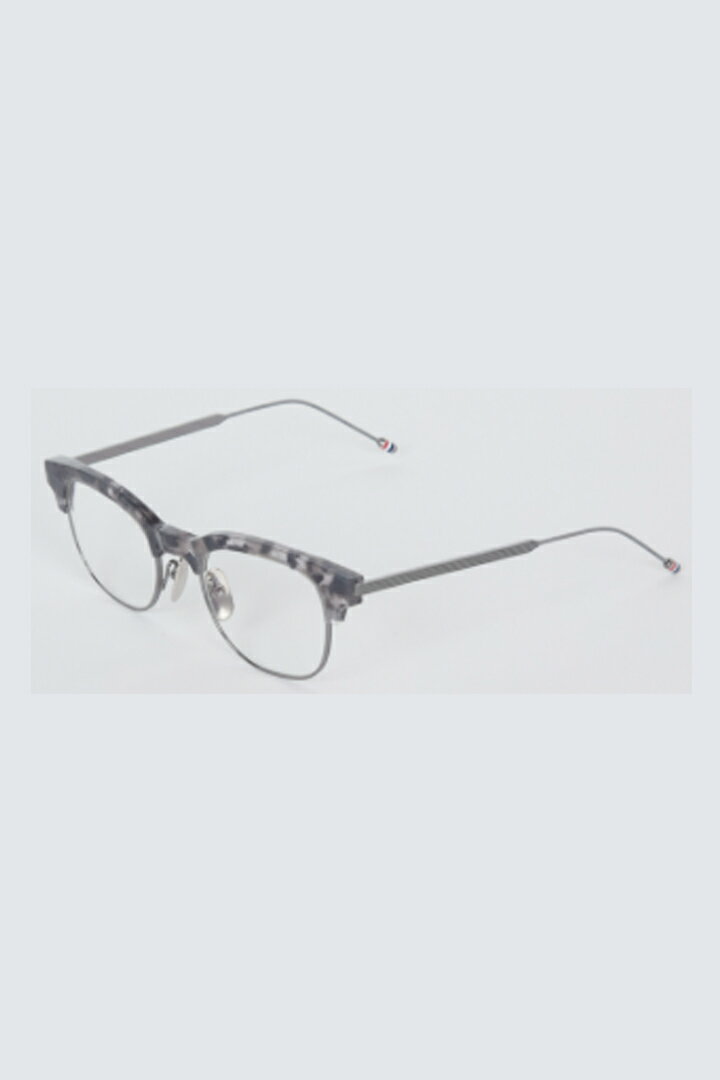 Alain Mikli - THOM BROWNE トムブラウン THOM BROWNE OVAL EYEGLASSES IN ACETATE AND TITANIUM{E-}{-BFS}