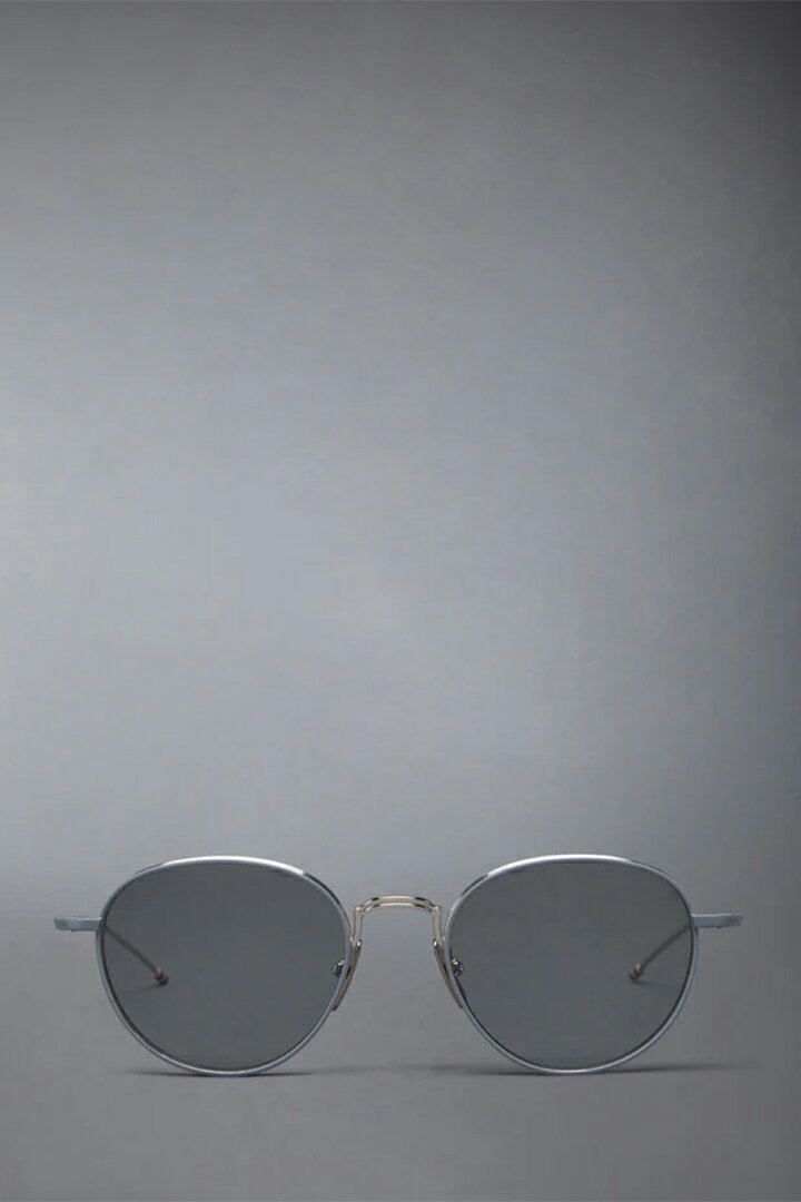 THOM BROWNE トムブラウン THOM BROWNE ROUND SUNGLASSES{E-}{-BFS}