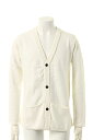 バデル VADEL knit blast finish crazy cardigan{-AES}トップス ホワイト メンズ