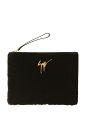 GIUSEPPE ZANOTTI W[byUmbeB GZM CLUTCH BAG LOGOMED{72IBU7026PE-999-AGA}