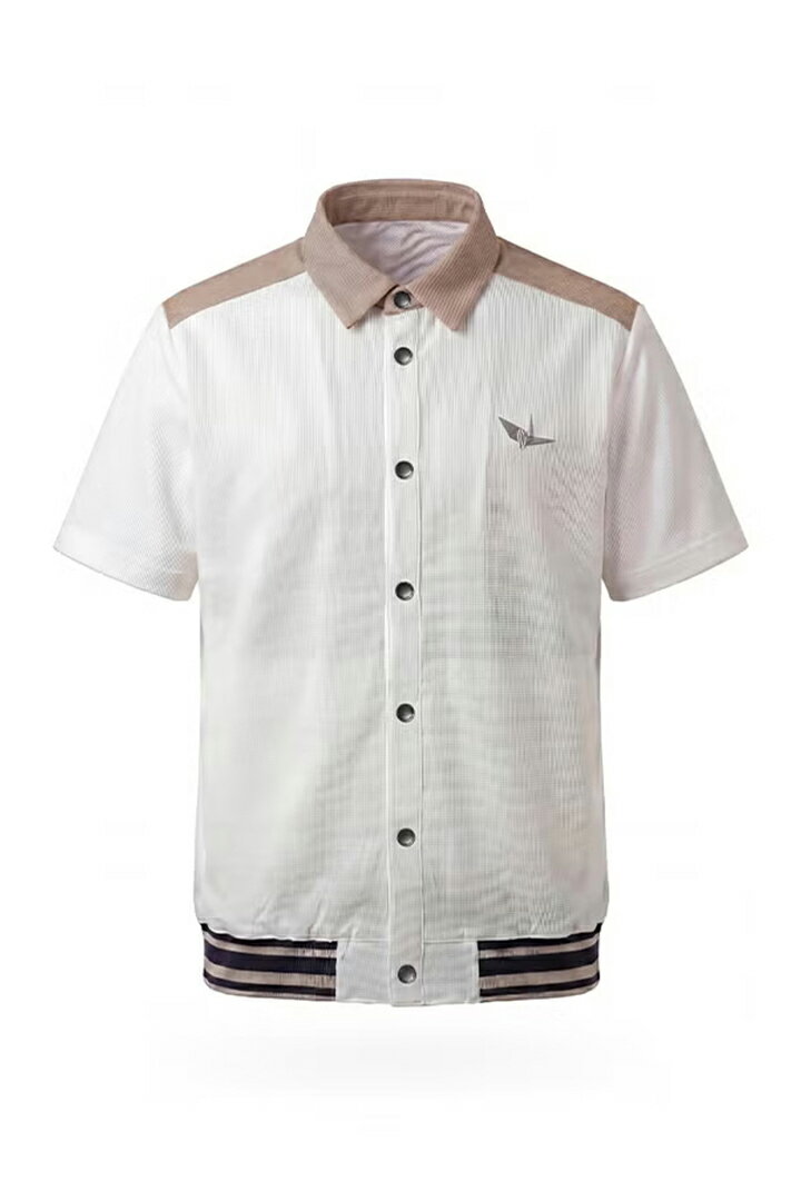 乐天商城 - 1PIU1UGUALE3 GOLF ウノピゥウノウグァーレトレ ゴルフ ADP GOLF HEM TAPE ACTIVE SHIRTS{E-}{-BFS}