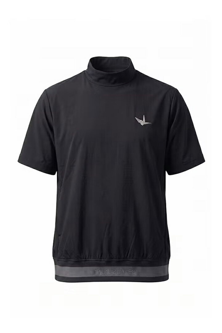乐天商城 - 1PIU1UGUALE3 GOLF ウノピゥウノウグァーレトレ ゴルフ ADP GOLF HEM TAPE CRAZY MOCK NECK{E-}{-BFS}