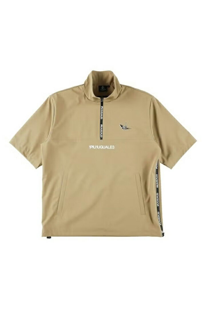 1PIU1UGUALE3 GOLF ウノピゥウノウグァーレトレ ゴルフ WP S/S HALF ZIP{-BFS}