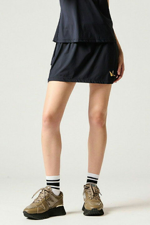 【10%OFF】【24SS新作】1PIU1UGUALE3 GOLF ウノピゥウノウグァーレトレ ゴルフ LADIES' BACK FRILL SKIRT{-BDS}ウノピュ