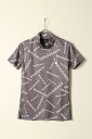 1PIU1UGUALE3 GOLF ウノピゥウノウグァーレトレ ゴルフ(レディース) S/S MOCK NECK 1PIU1UGUALE3 RANDOM LOG...