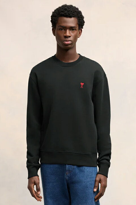 【20%OFFセール】AMI アミ Ami de Coeur スウェットシャツ{BFUSW035.730.001-BDA}