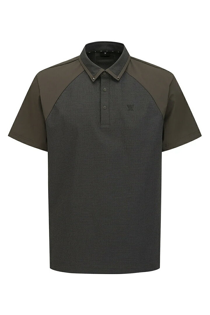 乐天商城 - アニュー ゴルフ ANEW GOLF MEN BACK LOGO POINT T-SHIRT{-BFS}