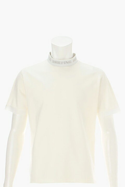 【10%OFF】【24SS新作】 ブリーフィング ゴルフ BRIEFING CE MENS LOGO RIB HIGH NECK RELAXED FIT{-BDS}