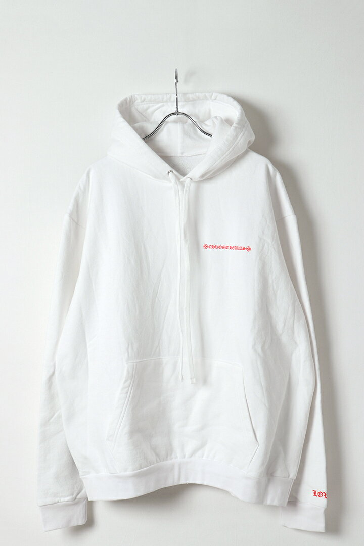{SOLD}★海外買付 新品 インヴォイス付 CHROME HEARTS クロムハーツ ローリーリンスタークプルオーバーパーカー Laurie Lynn Stark Love You Photo Hoodie{408205573WHT***735-BES}のサムネイル