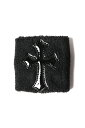 ★新品 CHROME HEARTS クロムハーツ クロスパッチ リストバンド(片手用){-BEA}