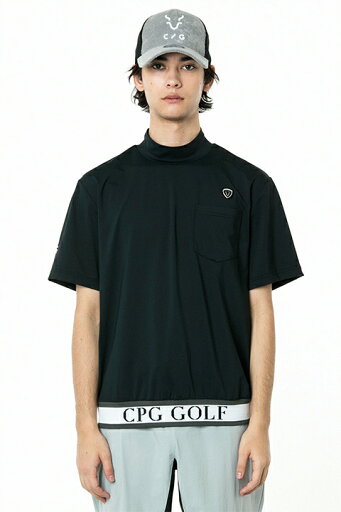 【周年記念24%OFF】CPG GOLF シーピージーゴルフ 裾JQテープ付きモックネックSS{-BDS} 【周年記念24%OFF】CPG GOLF シーピージーゴルフ 裾JQテープ付きモックネックSS{-BDS}