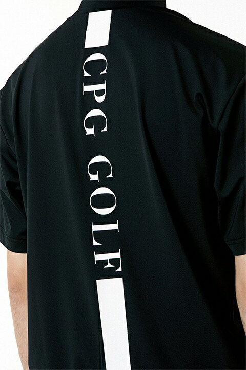 【周年記念24%OFF】CPG GOLF シーピージーゴルフ 裾JQテープ付きモックネックSS{-BDS}