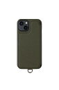 DEMIU デミュウ POCHE FLAT/iPhone14/カーキ{HS-DE114C-BPF12KK}