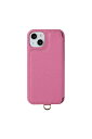 DEMIU デミュウ POCHE FLAT/iPhone13/ピンク{HS-DE110J-BPF153}
