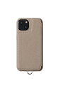 DEMIU デミュウ POCHE FLAT/iPhone14/チャコール{DU-PFL12CC}