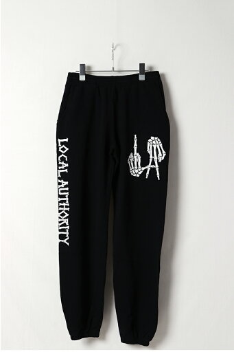 LOCAL AUTHORITY ローカルオーソリティ LA BONES FLEECE PANT{-BES} LOCAL AUTHORITY ローカルオーソリティ LA BONES FLEECE PANT{-BES}