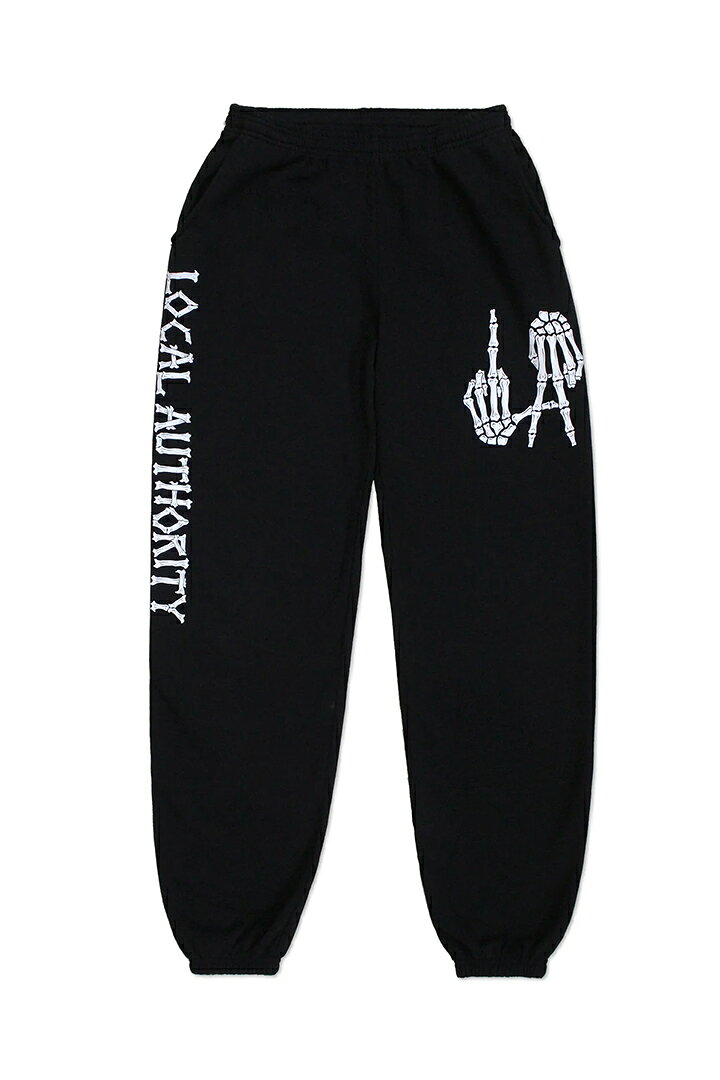 乐天商城 - LOCAL AUTHORITY ローカルオーソリティ LA BONES FLEECE PANT{-BES}