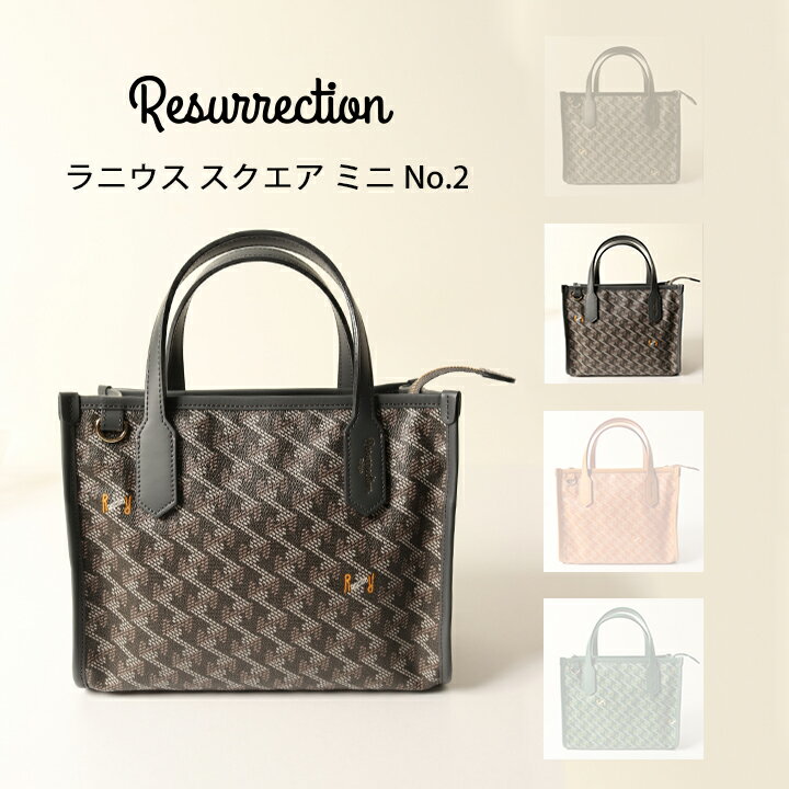 レザレクション ゴルフ バッグ｜Resurrection ラニウス スクエア ミニ No.2{-BCA}メンズ レディース カートバッグ ラウンドバッグ ショルダーバッグ ショルダーストラップ ダークブラック ブラック ハスキーグレー グレー テラコッタ モスグリーンのサムネイル