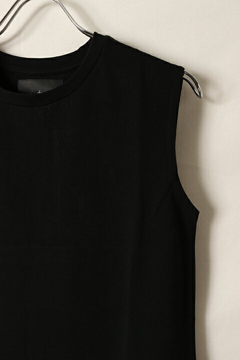 T' ティー Crew Neck Dress Sleeveless Relax{-BDS}