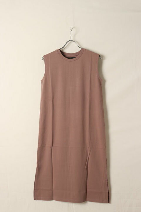 【10%OFF】【24SS新作】T' ティー Crew Neck Dress Sleeveless Relax{-BDS}