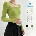 Tシャツ レディース ベーシック 長袖 薄手 スクエアネック トップス 無地 シャツ フェイクレイヤード プルオーバー カジュアル ストレッチ おしゃれ かわいい 春 夏 秋 冬 tシャツ シンプル エレガント タイツ 重ね着 通勤 OL 着回し フェミニン 大人 切り替え 送料無料