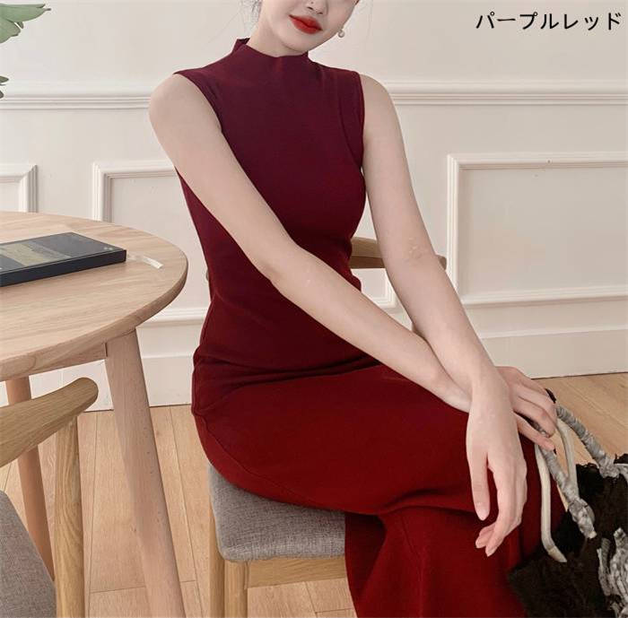   レッド　ノースリーブ ワンピース 4 ジャイロ JAYRO Aラインノースリーブワンピース （レッド