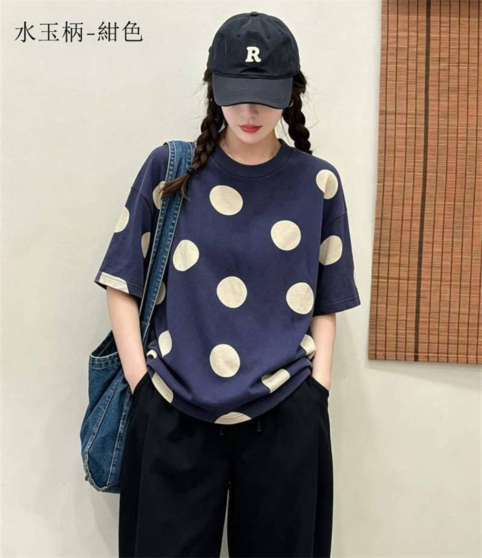 楽天市場】ドット 水玉（カラーネイビー）（Tシャツ・カットソー
