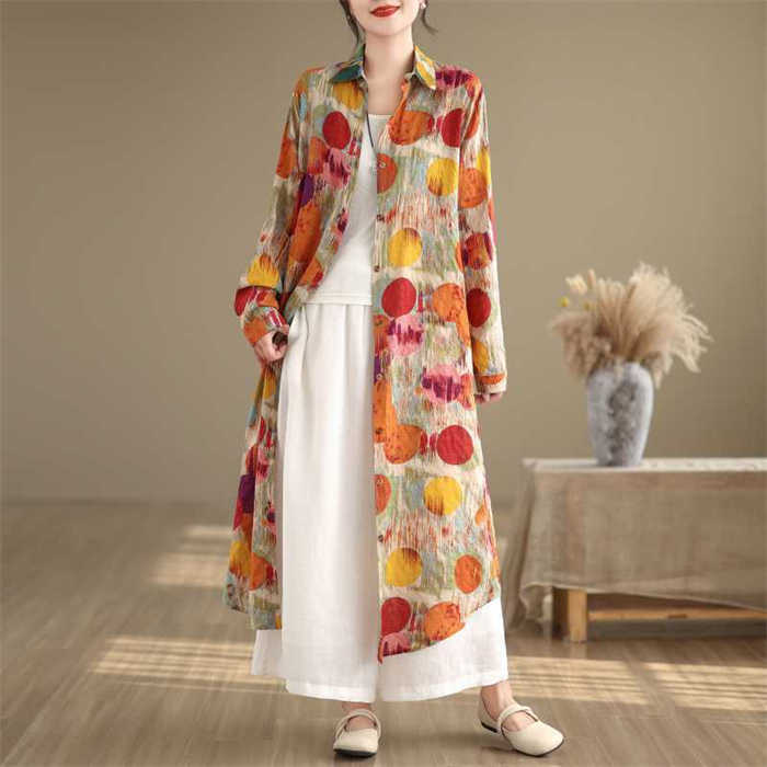 レディース　シャツ　カジュアル 森 ガールの 部族の 秋 シャツ ベスト スカート 重ね 着 ツーピース スーツ 女性 ゆったり 学生の 女の子年齢を 減らす