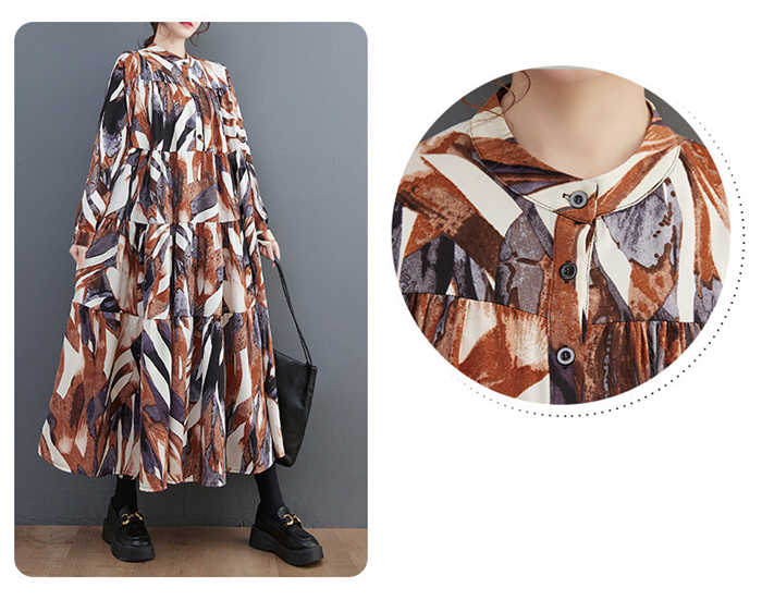 シャツワンピース ワンピース レディース ロング ワンピース ロング シャツワンピース プリント 長袖 ロング丈 マキシ丈 長袖 体型カバー ゆったり シンプル ロングワンピ おしゃれ カジュアル 大きいサイズ ワンピース 着痩せ 20代 30代 40代 50代 秋 送料無料