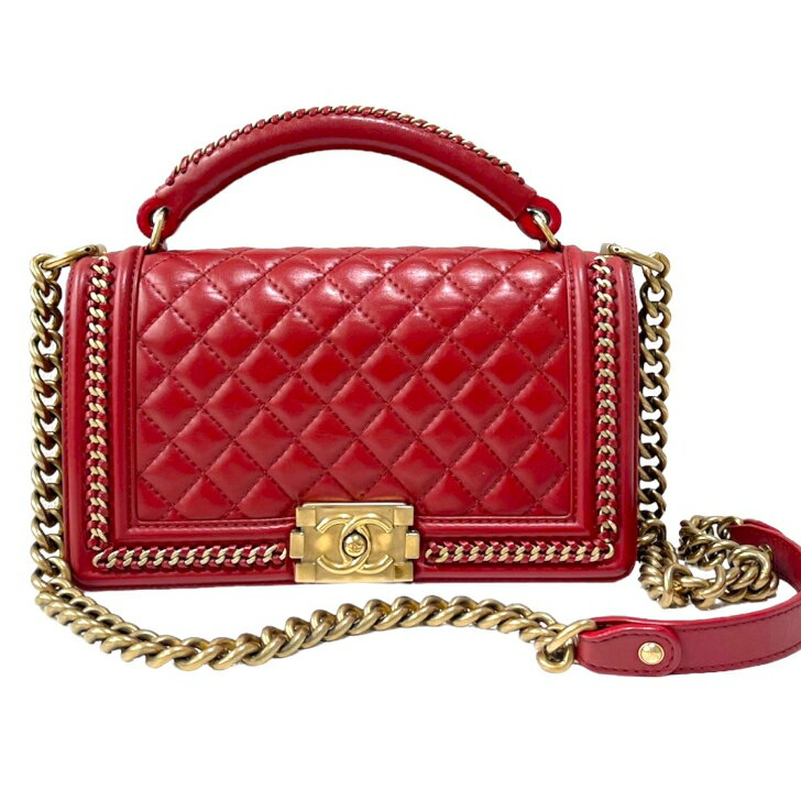 楽天市場】CHANEL ラムスキン BOY CHANEL ゴールド チェーン 楽天市場】CHANEL ラムスキン BOY CHANEL ゴールド チェーン