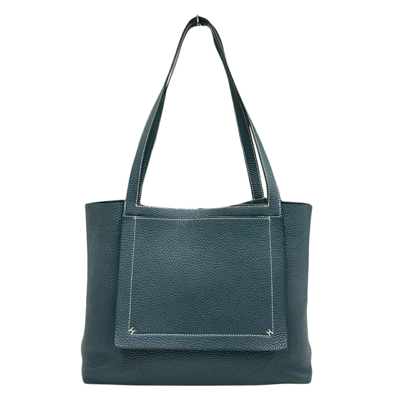 HERMES 31 - 【中古】エルメス　カバセリエ31　ヴェールシプレス　トリヨンクレマンス　トートバッグ　ダークグリーン系　Z刻印/2021年　HERMES　《送料無料》