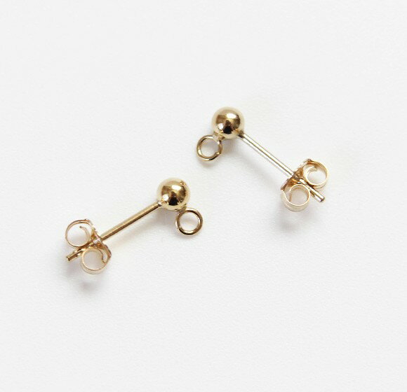 【ピアスパーツの交換】スタッドピアスに変更（14KGF ゴールドフィルド）※パーツのみの購入不可のサムネイル