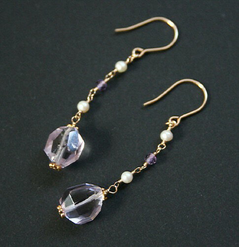 ピンクアメジストアメジストパールロ...