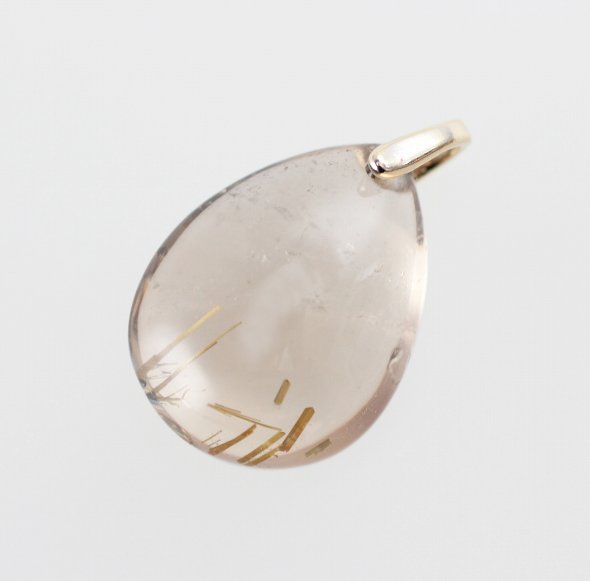 ルチルクォーツペンダントトップネッ...