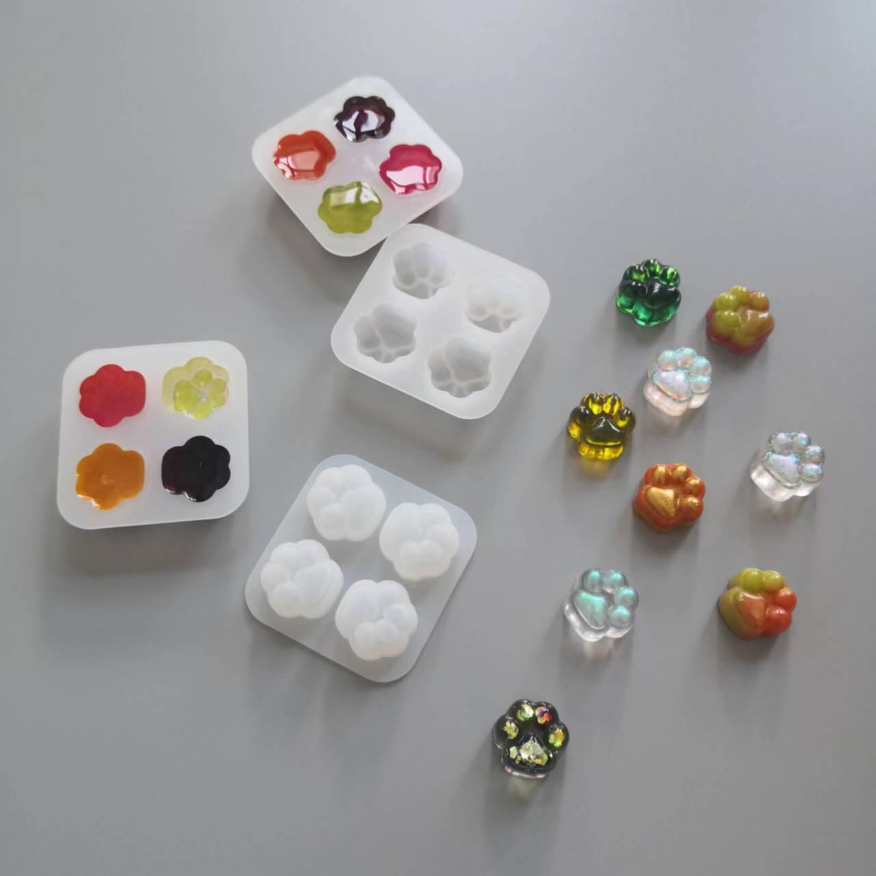 【新商品】「10個」イージーチョコ チョコレート型 義理チョコレート シリコンモールド ホワイトデー バレンタインデー 点心 デザート スイーツ ねこ 猫 ネコ爪　猫爪