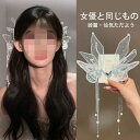 ★5P+バンスクリップ バタフライ ヘアクリップ ギフト 男女 cosplay シルバー 大人 30代 40代 大人気 ゴージャス おしゃれ モード