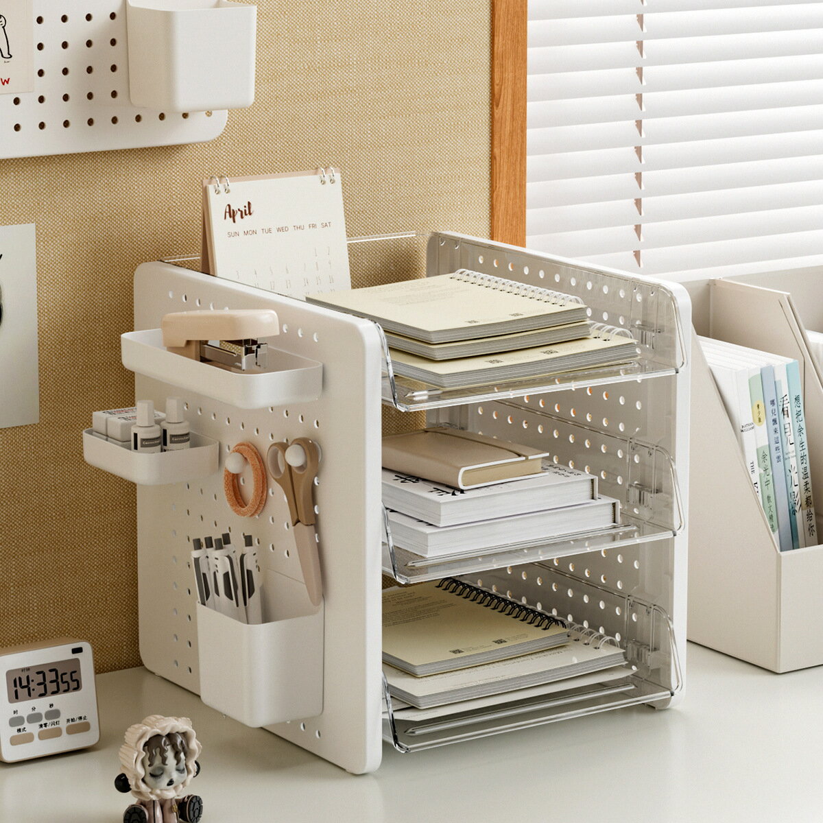 楽天市場】デスクトレー 2段の通販