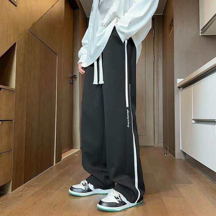 ジャージパンツ ルームウェア サイドライン ジャージ スウェットパンツ バスケット...