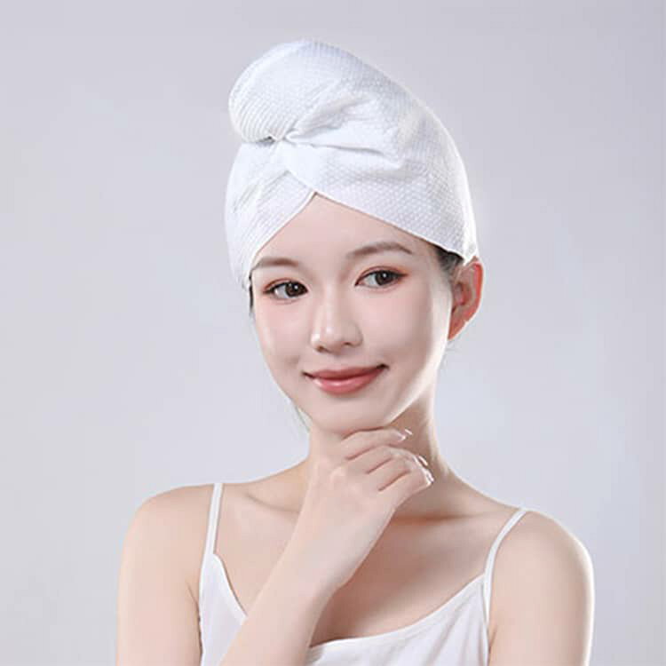 ヘアタオルキャップ 個包装 使い捨て 温泉 厚手 ドライキャップ ホテル タオルキャップ 速乾 ヘアキャップ 大判 吸水 お泊まり 【10枚セット】 サウナ 【10枚セット】 旅行用品 お風呂上がり 持ち運び ジム スポーツ 髪乾燥 ヘアケア linkage-10015270 Linkage楽天市場店 サンプル画像2
