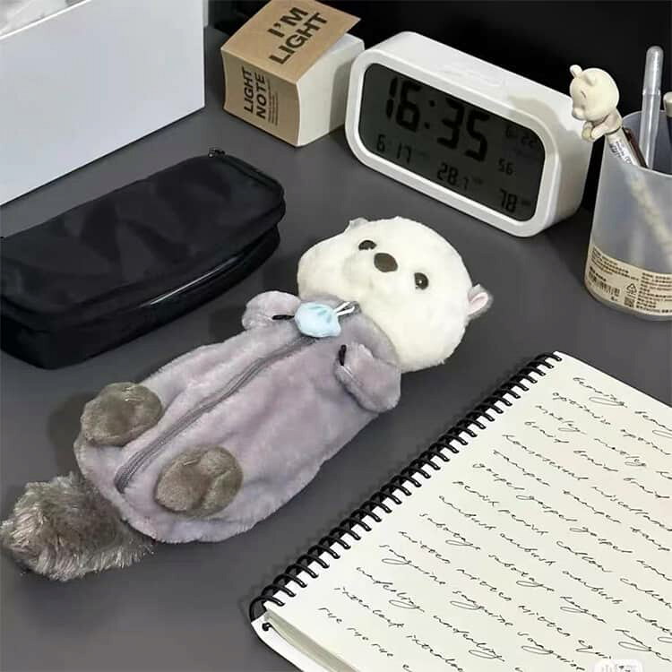 ぬいぐるみポーチ ぬいぐるみペンケース 筆箱 ぬいぐるみペンケース ペンケース フィギュアペンポーチ 大容量 動物 立体 もふもふ キャラクター かわいい おしゃれ 高校生 小学生 中学生 ペンポーチ 女子 大人 小物入れ 文房具入れ linkage-10016214 Linkage楽天市場店 サンプル画像2