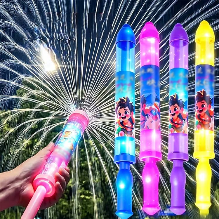 Linkage楽天市場店のLEDライト 光る水鉄砲 夏祭り 大容量 500ml 水ピストル ウォーターガン 女の子 子供 水鉄砲 大人 長距離飛距離 水遊び おもちゃ 花火 キッズ 海 プール 子供 お風呂 キャンプ 川遊び 夏休み ナイトプール アウトドア 光る水鉄砲 男の子 プレゼント｜アングル2