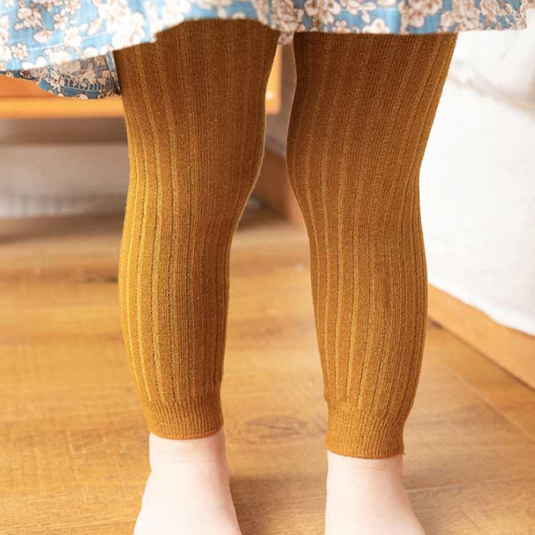 【2枚セット】 ベビー レギンス 綿 キッズ リブレギンス 秋 冬 春 スパッツ 子供服...