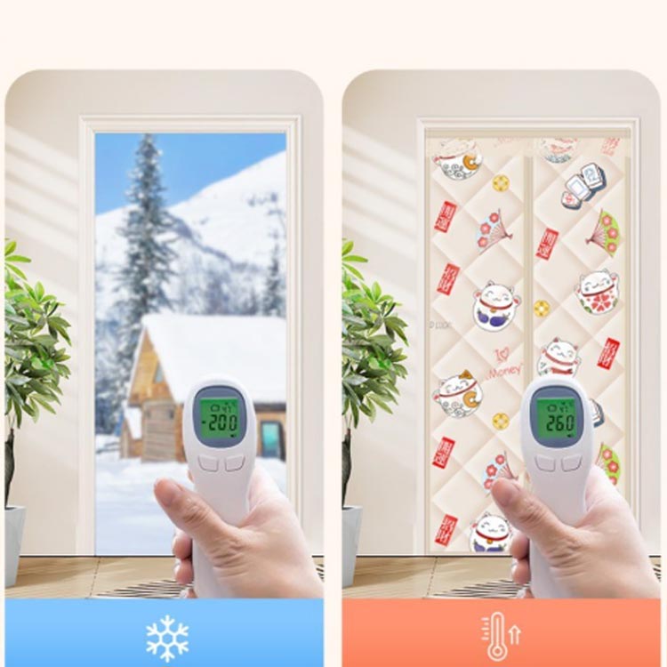中綿入り 間仕切りカーテン マグネット式 磁石 暖簾 のれん ドアカーテン カーテンのれん 虫よけ 蚊よけ 防虫 エコ 断熱 省エネ 自動で閉まる 省電対策 ドア 玄関 勝手口 DIY マグネット開閉式 目隠し 取り付け簡単 虫除け 防寒 防風 防水 送料無料