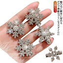 10個セット クリスマス 髪飾り 雪の華 ヘアクリップ 雪花 クリスマス ヘアーアクセサリー スノーフレーク クリスマス プリンセス コスプレ キラキラ 雪の結...