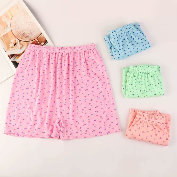 締めつけない 下着 女性用 トランクス パンツ 可愛い レディース 深ばき ハイウエスト 綿 ボックスショーツ ショーツ おやすみパンツ ボクサーパンツ コットン ゆったり らくちん アンダーウェア 婦人 4枚組 2