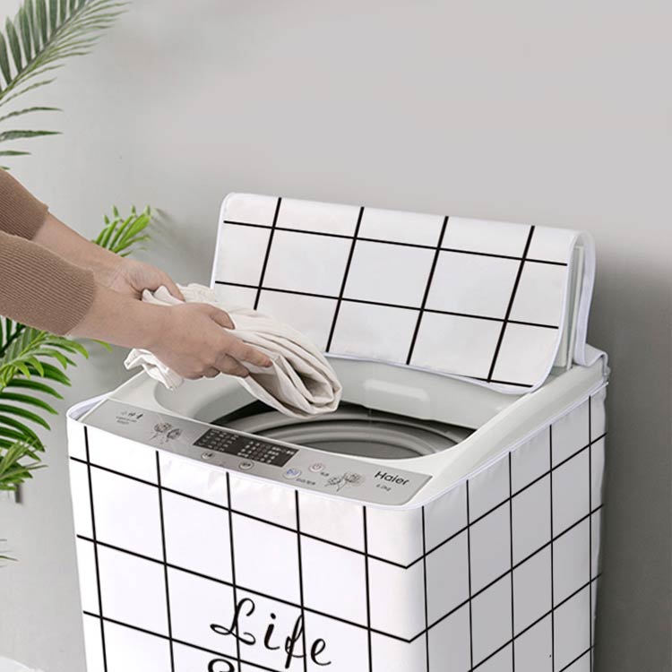 洗濯機カバー 紫外線 防水 屋外 洗濯機 カバー 3面 おしゃれ 簡単 汚れ防止 ファスナー付き 柄 つけたまま洗濯可能 雨 埃 丈夫 紫外線 厚手 防塵 防湿 紫外線遮断 日焼け止め 通気性 光耐久 外置き つけたまま洗濯可能 耐久性 送料無料