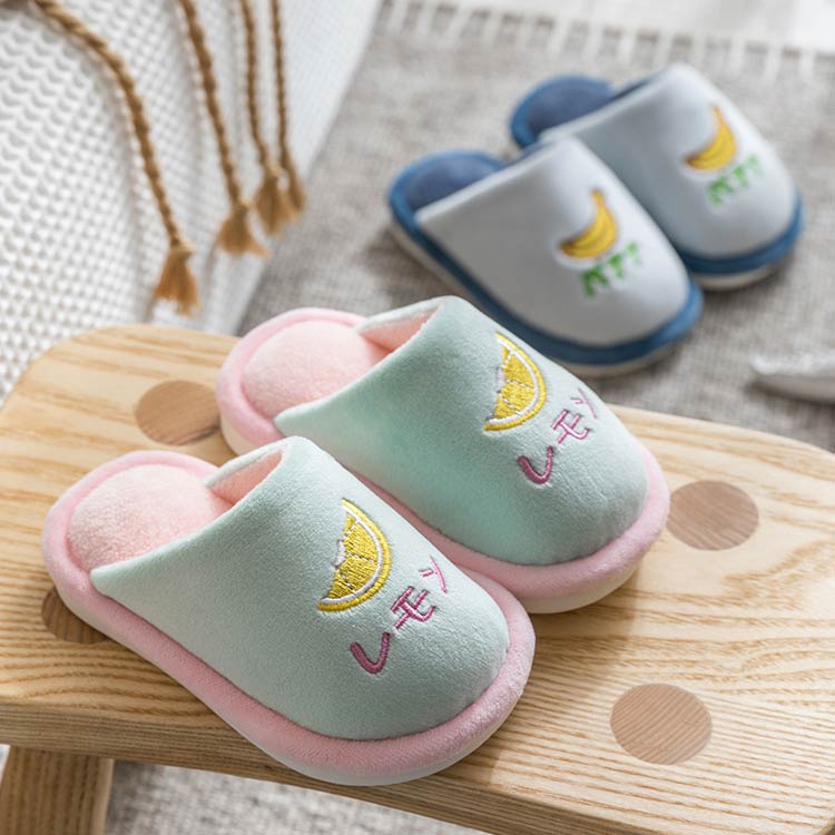 子供 スリッパ もこもこ キッズ スリッパ 室内履き 14.5cm-20.0cm 上履き イチゴ 冬 スイカ ルームシューズ レモン 暖かい 室内スリッパ 滑り止め ルームシューズ ボア スリッパ ふわふあ 肌触り良い 可愛い あたたかい 送料無料