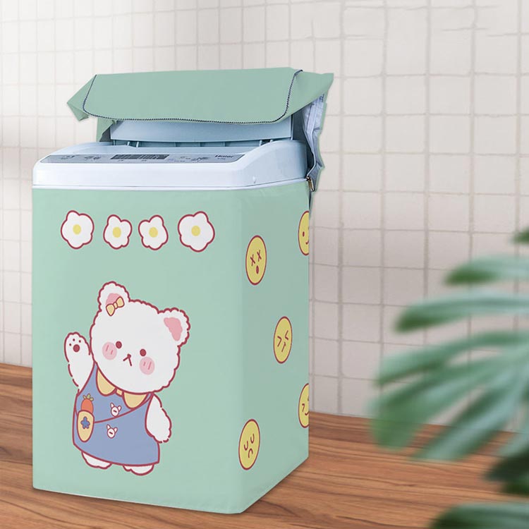 送料無料 洗濯機すっぽりカバー 洗濯機カバー 全自動洗濯機のカバー 防水 撥水 日焼け 厚手 屋外 洗濯機カバー 【送料無料】 【送料無料】 オックスフォード 汚れ防止 紫外線 柄 うさぎ 猫