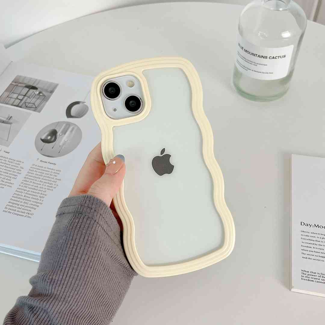 樂天商城 - iPhoneケース クリアケース スマホカバー お洒落 韓国 可愛い 透明 薄型 軽量 耐衝撃 スマホケース うねうね ウェーブ 全面保護 iPhone14Pro iPhone13